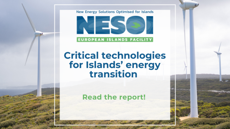 Critical technologies for islands’ energy transition