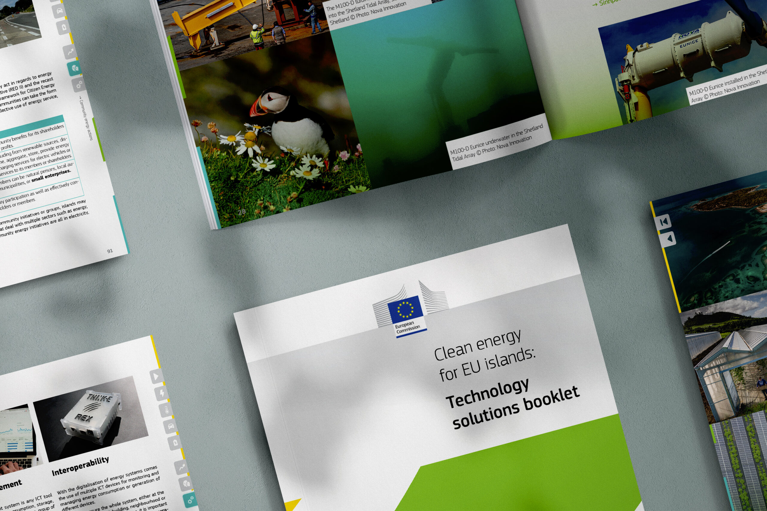 Clean energy for EU island secretariat – The Technology Solutions Booklet