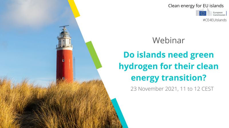 #CE4EUislands webinar: Do islands need green hydrogen for their clean energy transition?
